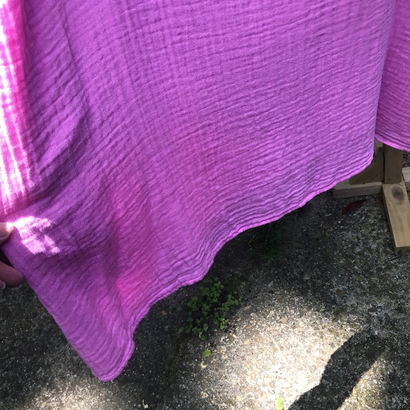 Time & Tru- PINK TEXTURED COTTON  DRESS- Size- XL- NWOT - Picture 7 of 7